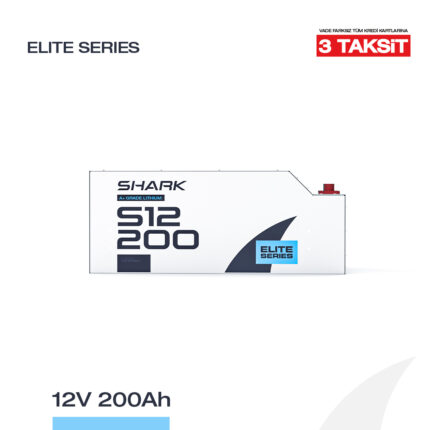 12V 200Ah LiFePO4 Lityum Demir Fosfat Batarya/Akü - Bluetooth/Wifi