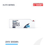 24V 200Ah LiFePO4 Lityum Demir Fosfat Batarya/Akü - Bluetooth/Wifi