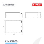 24V 900Ah LiFePO4 Lityum Demir Fosfat Batarya/Akü - Bluetooth/Wifi (Kopya) (Kopya) (Kopya) (Kopya) (Kopya) (Kopya) (Kopya) - Görsel 5